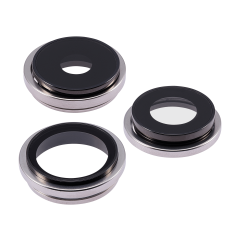 Rear Camera Lens With Bracket for iPhone 15 Pro-White (Purple) Rear Camera Lens With Bracket for iPhone 15 Pro-White (Purple)